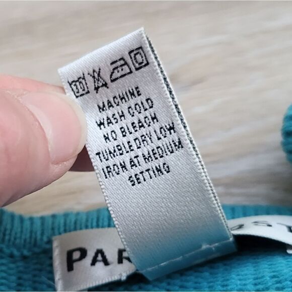 Parkhurst zip up Cardigan teal - Picture 3 of 10